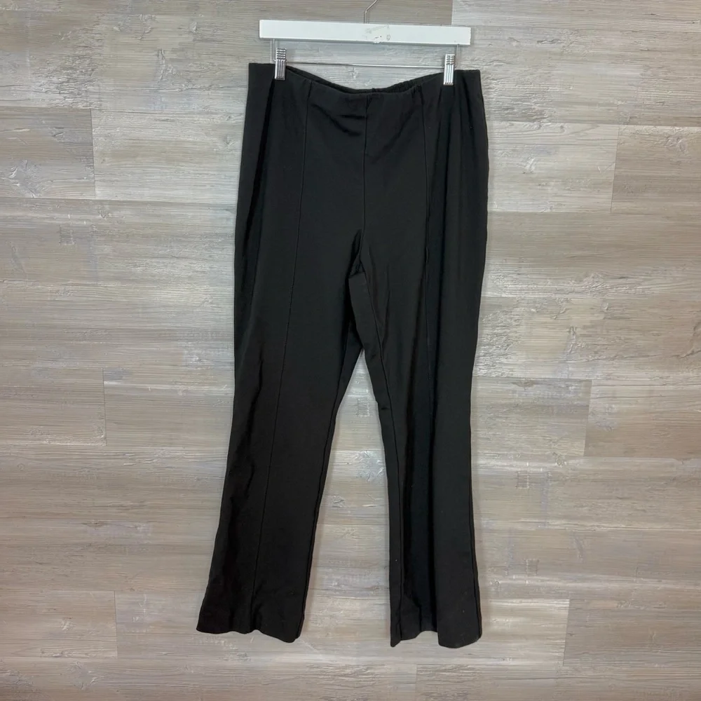 J. Jill Black Barely Boot Cut Trousers - Picture 5 of 5
